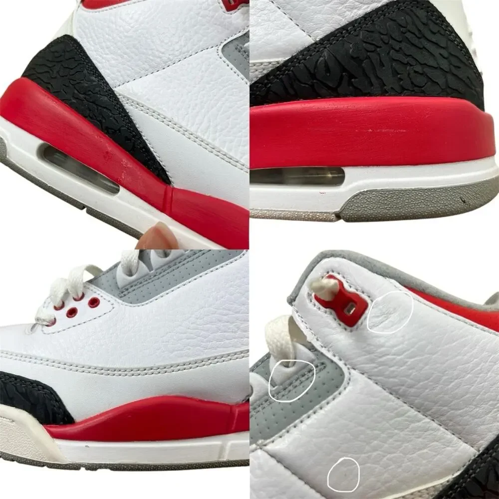 Air Jordan 3 Retro Fire Red 2013 Men's 9.5 Original Box